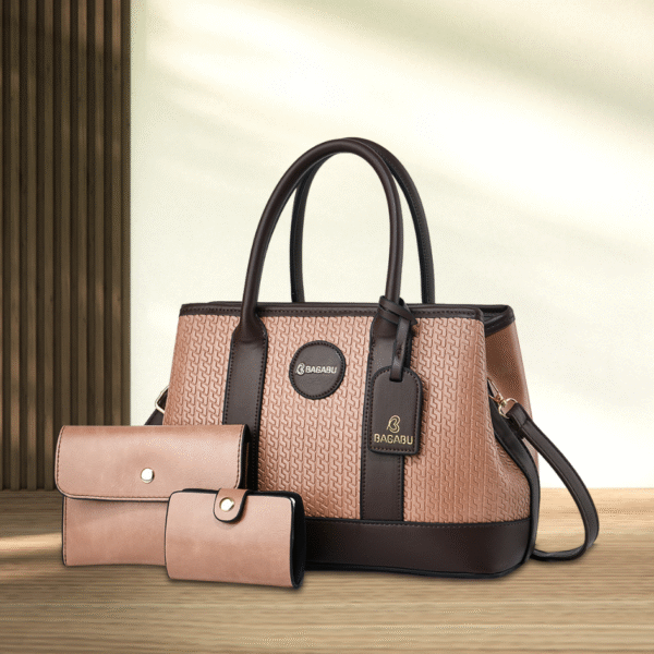 Nude Pink Vegan textured handbag BB1034